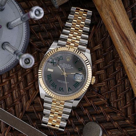 rolex wimbledon 41 two tone|2023 Rolex datejust Wimbledon 41mm.